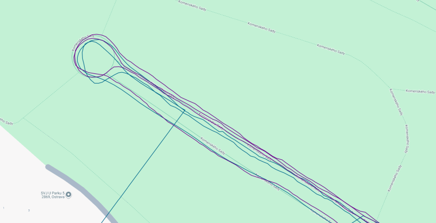 Blau – Amazfit Active Max, Lila – Garmin Tactix 7 PRO