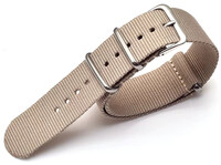 Nylon-Riemen Ricardo, Beige, NATO