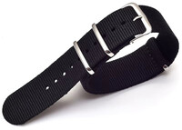 Nylon-Riemen Ricardo, schwarz, NATO