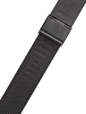 Stahlarmband Morellato Estia 0549.591RB, schwarz, Mailänder, Quick Release