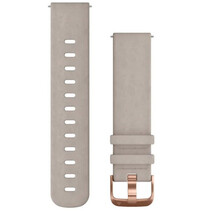 Lederband Garmin 20mm (pro Venu, Venu Sq, Venu Sq 2, Venu 2 plus aj.), Grau, Quick Release