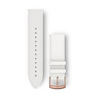 Lederband Garmin 20mm (pro Venu, Venu Sq, Venu 2 plus aj.), Weiß V1, Quick Release