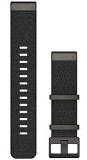 Nylon-Riemen Garmin 22mm (für Garmin Fenix 8/7/6 (47mm), Epix 2 u.a.), Schwarz, QuickFit, 010-12738-03