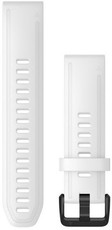 Silikonband Garmin 20mm (pro Garmin Fenix 8/7S/6S (43mm), aj.), Weiß V1, QuickFit
