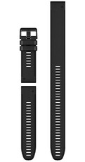 Silikonband Garmin 26mm (pro Garmin Fenix 8/7X/6X (51mm), Tactix aj.), schwarz, QuickFit, + erweiterter Teil