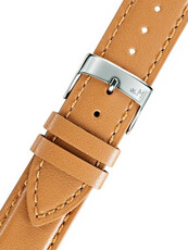 Leder-Uhrenarmband Morellato Naxos 5391D15.046 M, braun, recyceltes Material