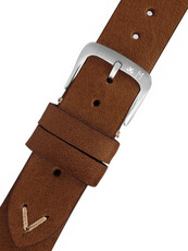 Leder-Uhrenarmband Morellato Pollock 5535D41.041 M, braun