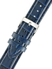 Leder-Uhrenarmband Morellato Bolle 2269480.061 L, blau