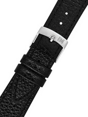 Leder-Uhrenarmband Morellato Dublino 0753333.019 M, schwarz