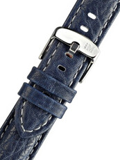 Leder-Uhrenarmband Morellato Racing 4206B07.062 M, blau