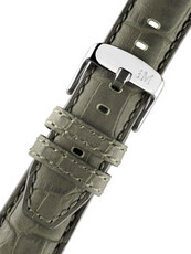 Leder-Uhrenarmband Morellato Soccer M 4497B44.073, grün, Kunstleder
