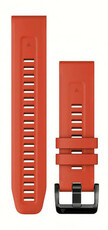 Silikonband Garmin 22mm (pro Garmin Fenix 8/7/6 (47mm), Epix 2 aj.), Rot V3, QuickFit