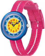 Flik Flak Blau ZFBNP190 mit rosa Armband