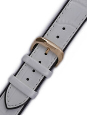 Leder-Uhrenarmband Orient UDDKUGW 19mm (für Modell CDB01), weiß