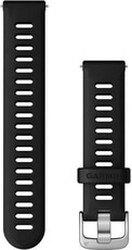Silikonband Garmin 18mm (pro Venu 2S, Vívoactive 4S, Vívomove 3S), schwarz, Quick Release