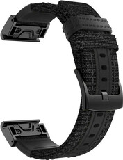 Nylon-Riemen Ricardo 26mm (pro Garmin Fenix 8/7X/6X (51mm), Tactix aj.), schwarz, QuickFit