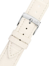 Lederband Morellato Tiglio 5673D74.017 M, Weiß, Kunstleder