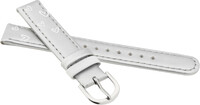 Leder-Uhrenarmband JVD RJ7201.1 15mm, silber, Kinder