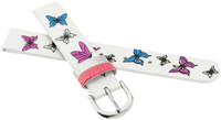 Kunstleder-Uhrenarmband JVD RJ7142.6 14mm, weiß, für Kinder