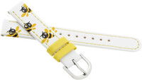 Kunstlederband JVD RJ7206.3 15mm, Weiß, Kinder