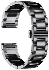 Stahlarmband Ricardo Siena, schwarz, + Uhrenarmbandverkürzer