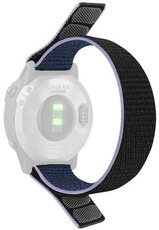 Nylon-Riemen Ricardo 26mm (pro Garmin Fenix 8/7X/6X (51mm), Tactix aj.), Blau, Durchzug