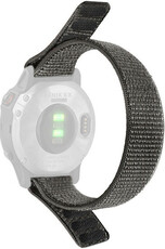 Nylon-Riemen Ricardo 26mm (pro Garmin Fenix 8/7X/6X (51mm), Tactix aj.), Grau, Durchzug