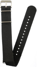 Textil-Uhrenarmband Orient UL00C013J0 22mm (für Modell RA-KV05), schwarz, NATO