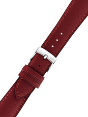 Leder-Uhrenarmband Morellato Leaf 5965C91.081 M, rot
