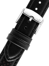 Leder-Uhrenarmband Morellato Lipari 5966237.886 M, schwarz
