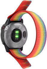 Nylon-Riemen Ricardo 22mm (pro Garmin Fenix 8/7/6 (47mm), Epix 2 aj.), bunt, Durchzug