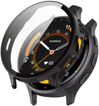 Schutzhülle (pro Garmin Venu 3), Kunststoff, schwarz + Glas