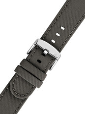 Textilband Morellato Viareggio 5969E13.092 M, Grau, Rezyklat