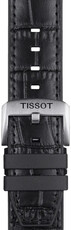 Lederband Tissot T852.046.761 22mm, schwarz, Quick Release
