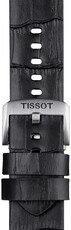 Lederband Tissot T852.046.775 22mm, schwarz, Quick Release