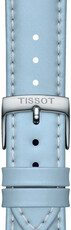 Lederband Tissot T852.048.148 18mm, Blau, Quick Release