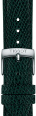 Lederband Tissot T852.049.061 18mm, Grün, Quick Release