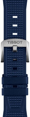 Silikonband Tissot T852.049.050 (für das Modell Tissot PRX 40mm), Blau, Quick Release