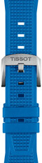 Silikon-Uhrenarmband Tissot T852.049.577 (für Modell Tissot PRX 40mm), blau, Quick Release