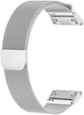 Stahlarmband Ricardo 20mm (pro Garmin Fenix 8/7S/6S (43mm), aj.), Silber, QuickFit