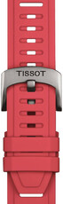 Silikonband Tissot T852.049.243 21mm, Rot, Quick Release