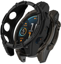 Schutzhülle (pro Garmin Fenix 8, 51mm), Silikon, schwarz