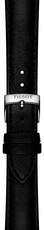 Lederband Tissot T852.050.319 18mm, schwarz, vegan, Quick Release