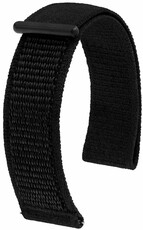 Textilband Hirsch Velcro L 41409050-5, schwarz, Klettverschluss, Länge L, Quick Release