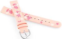 Kunstlederband JVD RJ7223.1 14mm, Rosa, Kinder