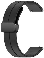 Silikonband Ricardo 22mm (pro Huawei Watch GT 4, 5), schwarz, Quick Release