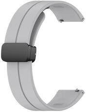 Silikonband Ricardo 22mm (pro Huawei Watch GT 4, 5), Grau V1, Quick Release