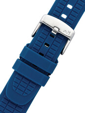 Silikonband Morellato Tanaro 6085187.065 M, Blau, Quick Release
