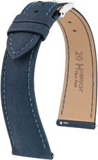 Uhrenarmband Hirsch Fibre Plant L 04299080-2, blau, Naturfasern, Länge L, Quick Release Limited Edition