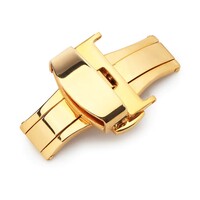 Goldene Schmetterlings-Uhrenschließe
